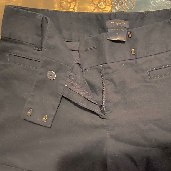 Ann Taylor black shorts size 2 - never worn - Picture 5 of 6